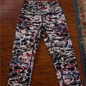 Lululemon Athletica Multicolor Abstract Leggings
